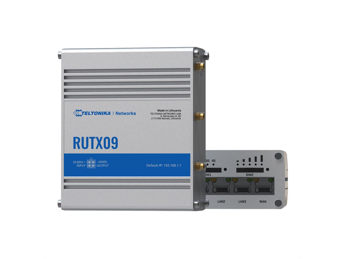 TELTONIKA RUTX09 LTE/4G Routeur industriel