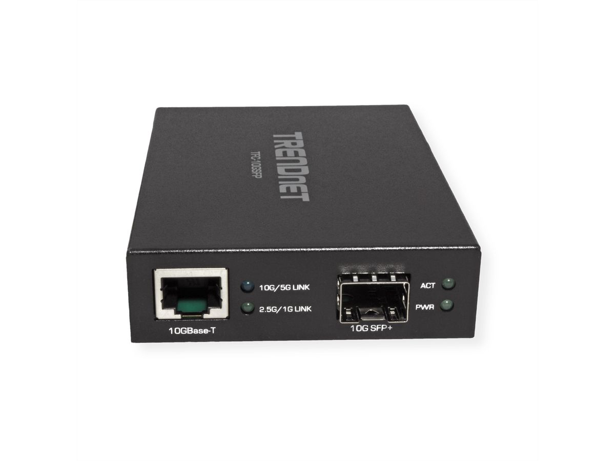 TRENDnet TFC-10GSFP Convertisseur de média, 10GBASE-T vers fibre SFP+