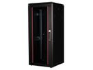 ROLINE 19-Zoll Netzwerkschrank Pro 26 HE, 600x600 BxT Glastür schwarz