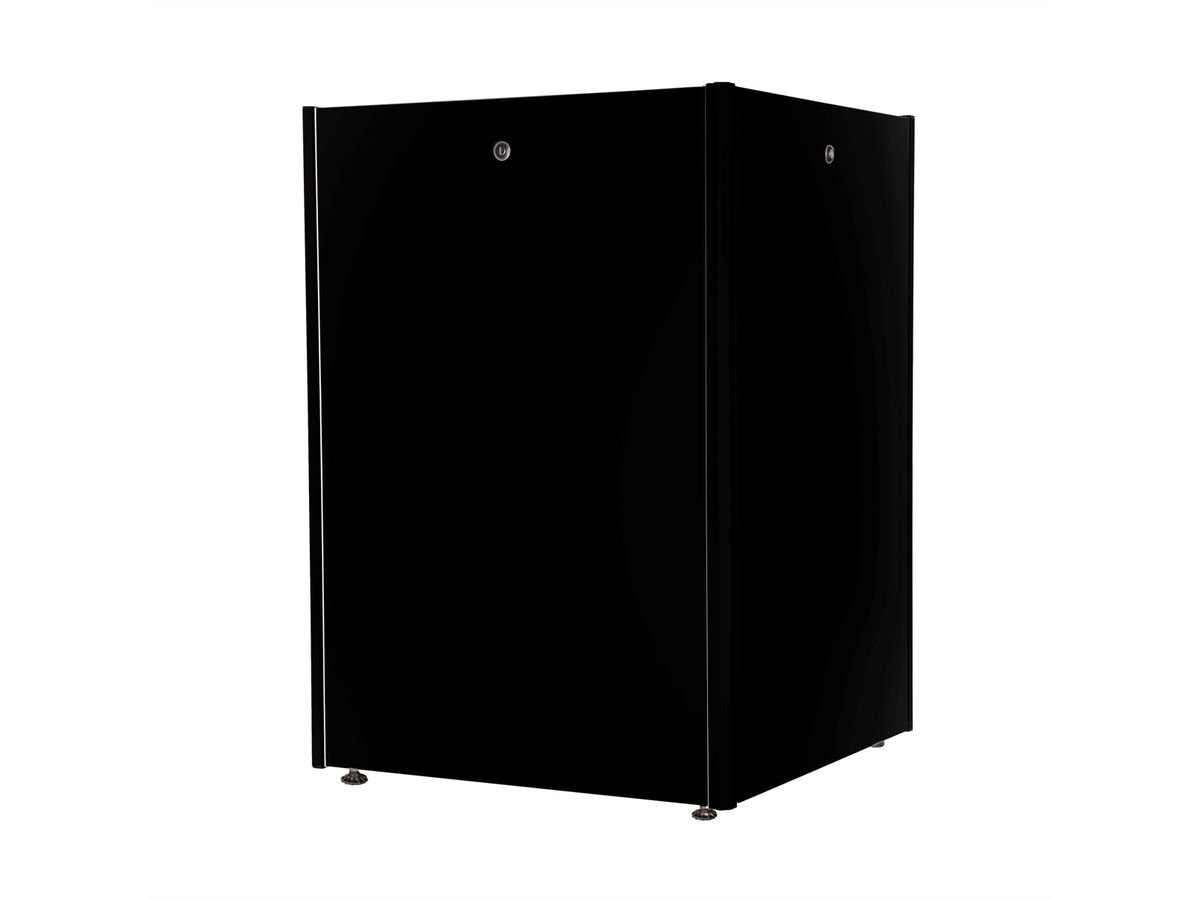 ROLINE 19-Zoll Netzwerkschrank Basic 22 HE, 800x800 BxT Glastür schwarz