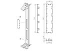 SCHROFF EMV-Abdeckung für PMC Mezzanine Frontplatten Ausbrüche - EMC ABDECKUNG 0,2MM VA GLANZ