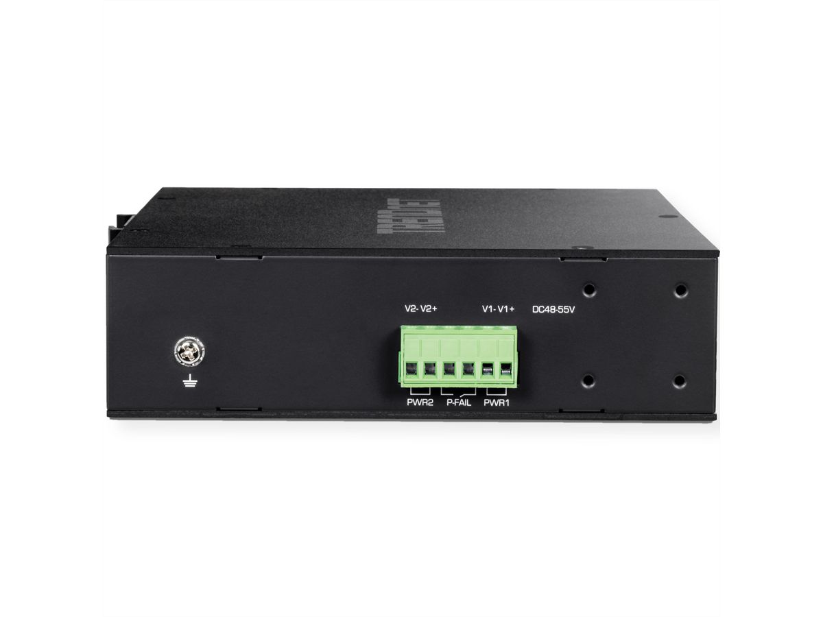 TRENDnet TI-PGM102 Switch Rail DIN industriel PoE+ Gigabit à 10 ports, -20° – 65°C