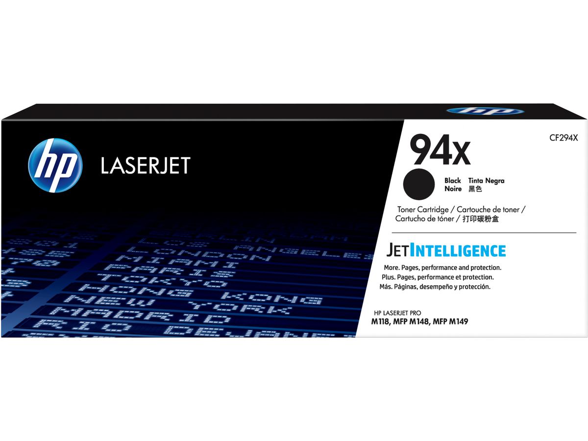 HP Toner noir LaserJet 94X authentique grande capacité
