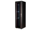 ROLINE 19-Zoll Netzwerkschrank Pro 42 HE, 600x600 BxT Glastür schwarz