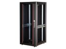 ROLINE 19" Baie réseau Basic 26U, 600x600 LxP Porte verre noir