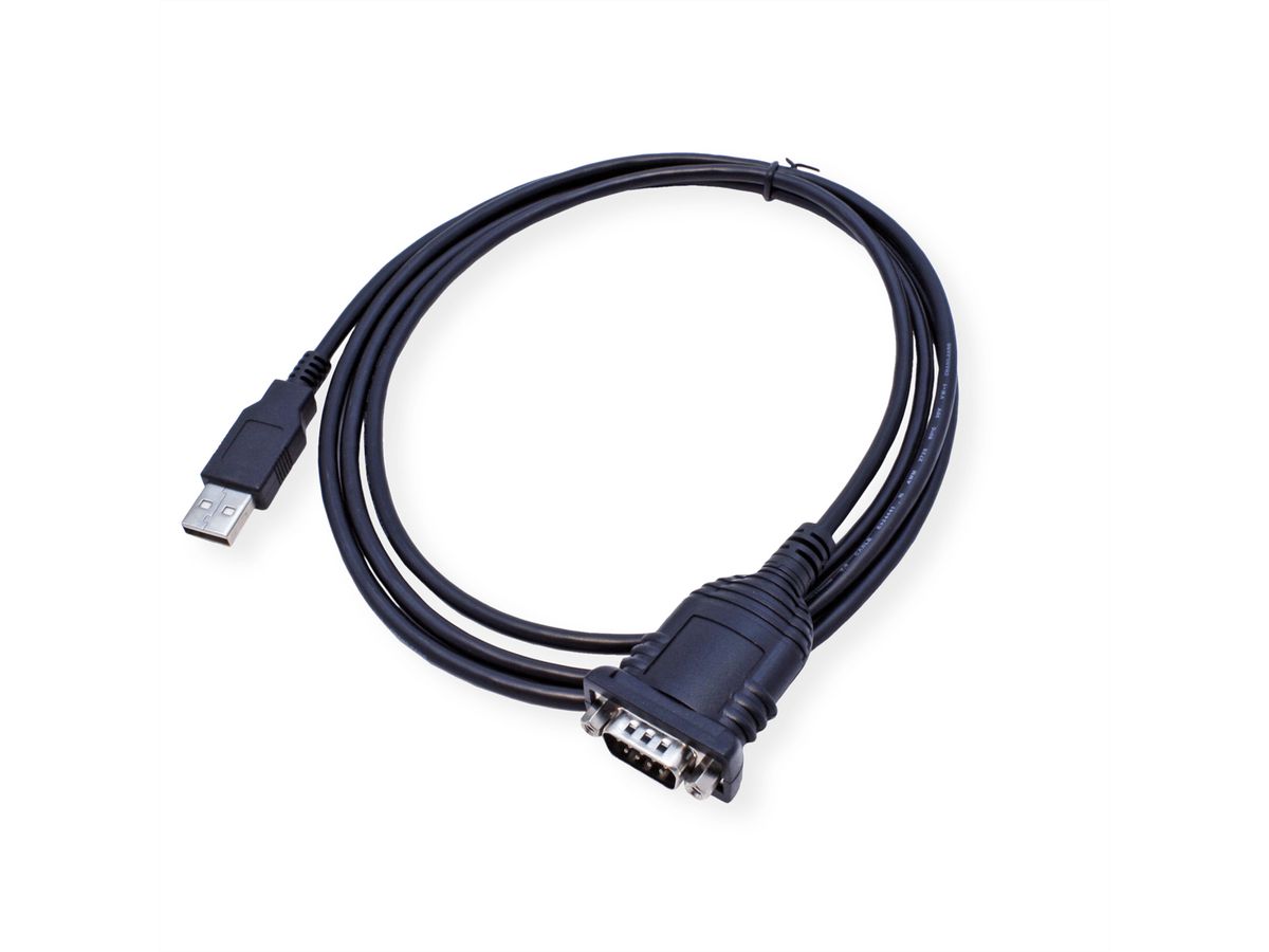 EXSYS EX-13001 USB 2.0 zu 1 x Seriell RS-232 Kabel mit 9 Pin Stecker FTDI Chip-Set