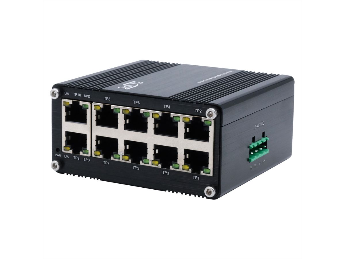EXSYS EX-62025 Switch Ethernet industriel à 10 ports