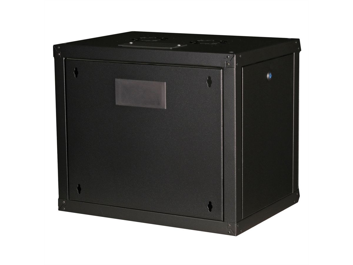 ROLINE 19" Boîtier mural Pro 9U, 450x600 LxP noir