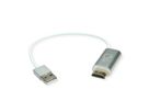 BACHMANN Ochno Adapter HDMI zu USB-C und USB-A