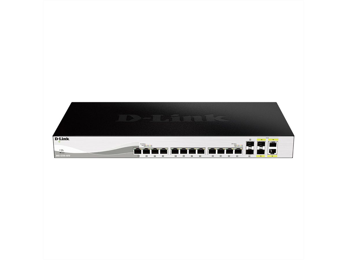 D-Link DXS-1210-16TC Switch 16 ports Smart Managed 10G 2x SFP+ 2x Combo