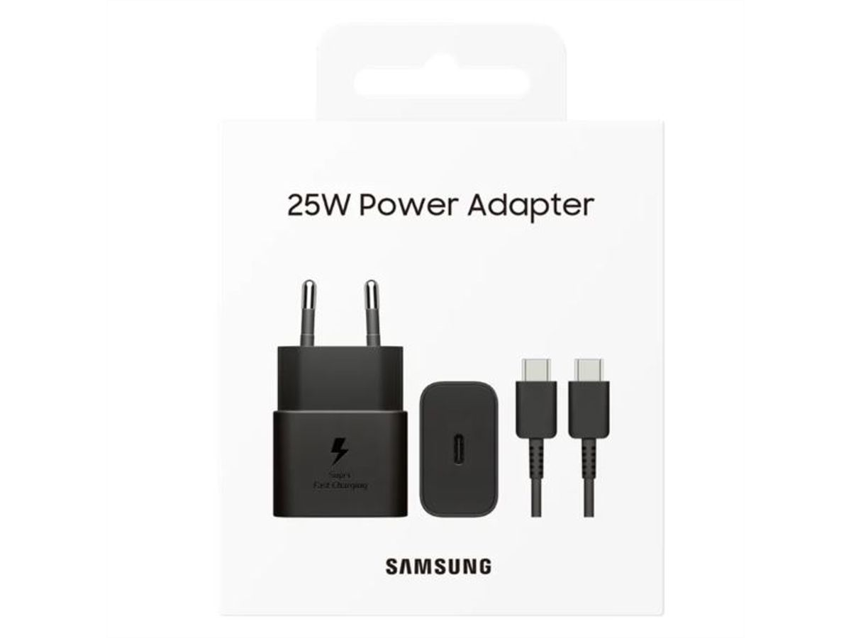 Samsung Adaptateur secteur, USB-C, 25W, Power Delivery 3.0, incl. câble