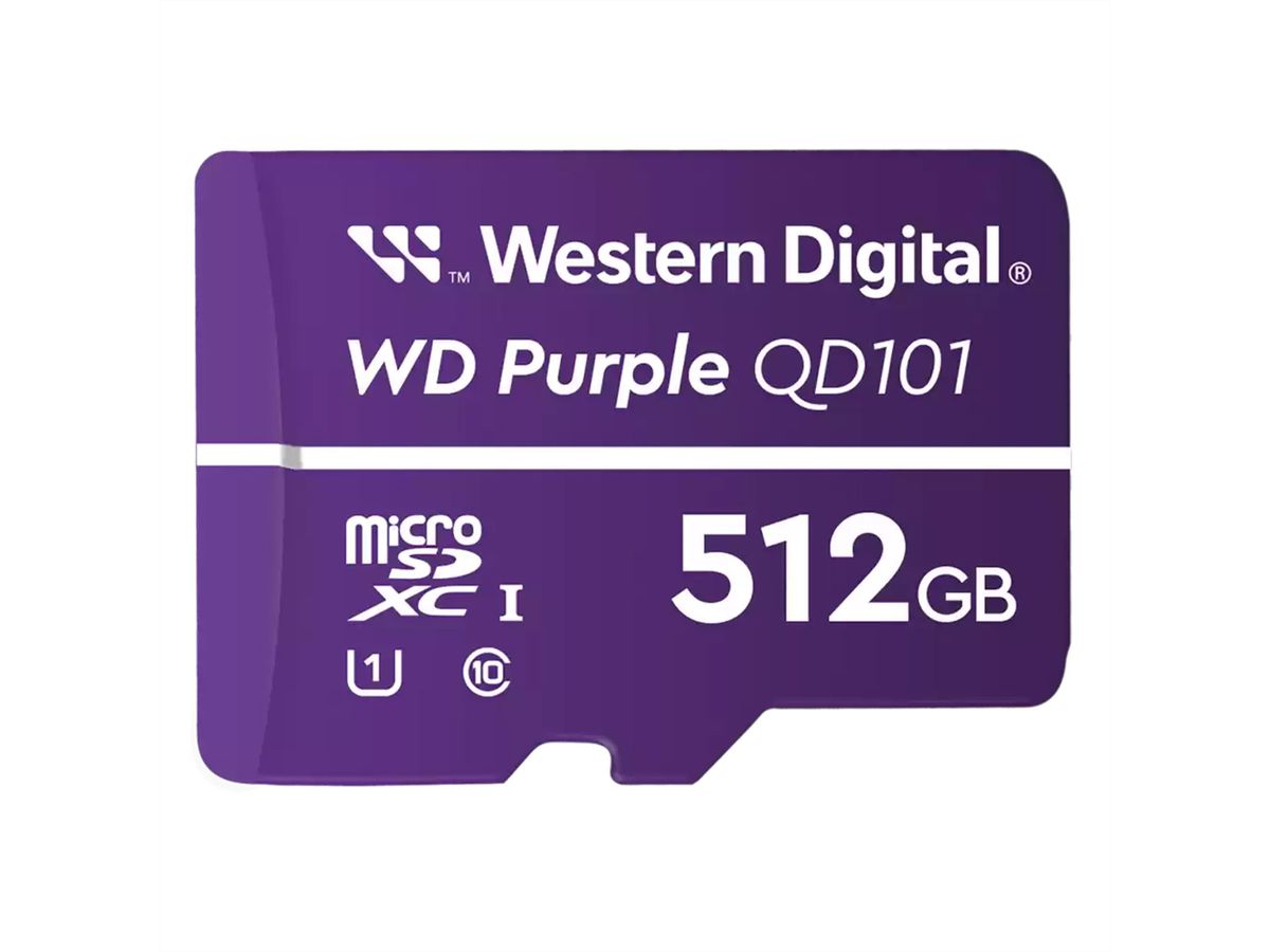 WD Purple SC Ultra Endurance microSD Card 512 GB