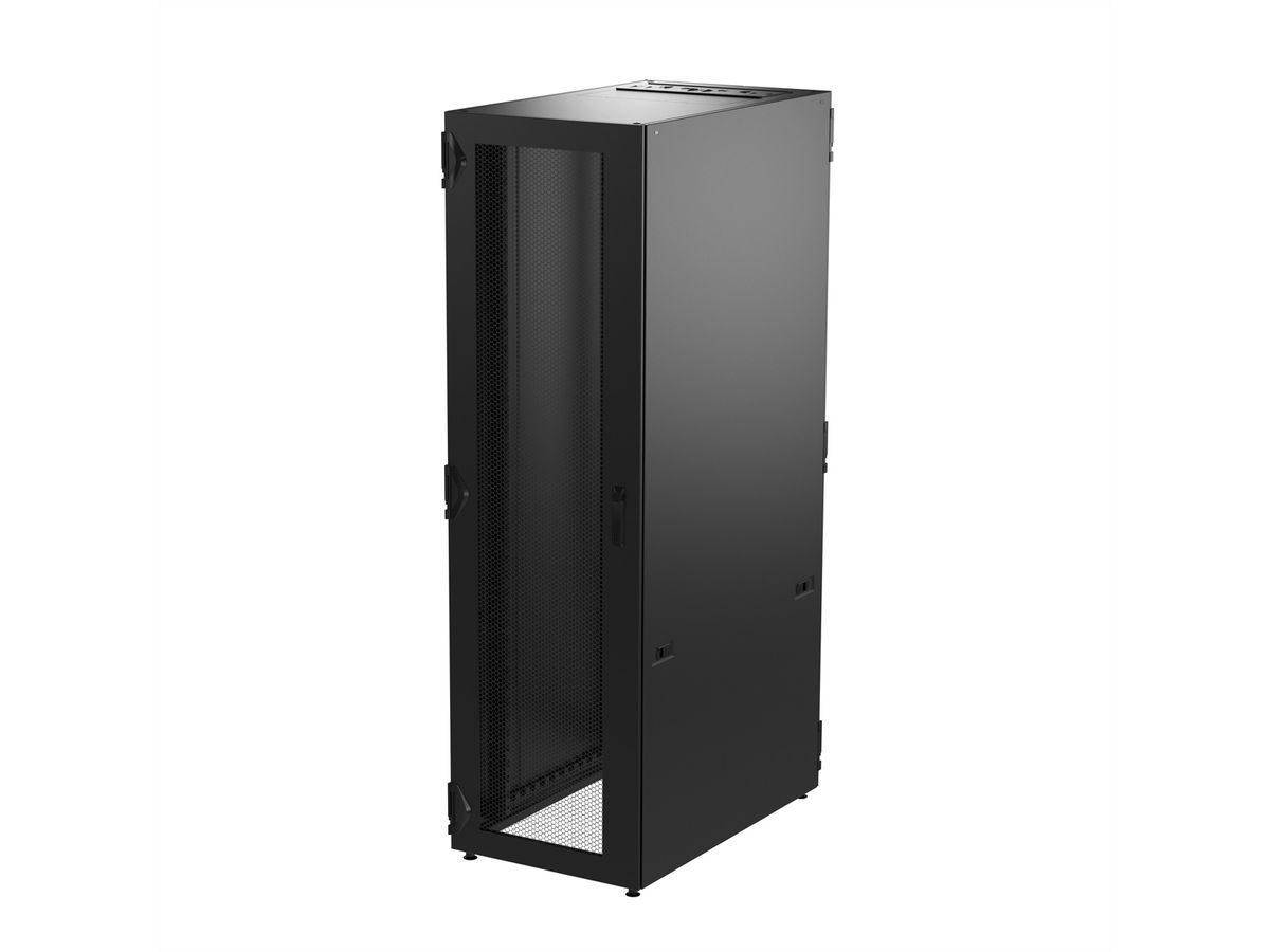 SCHROFF Varistar CP Armoire pour serveurs, RAL 7021, avec roulettes, 42 U, 2000H, 600W, 1200D